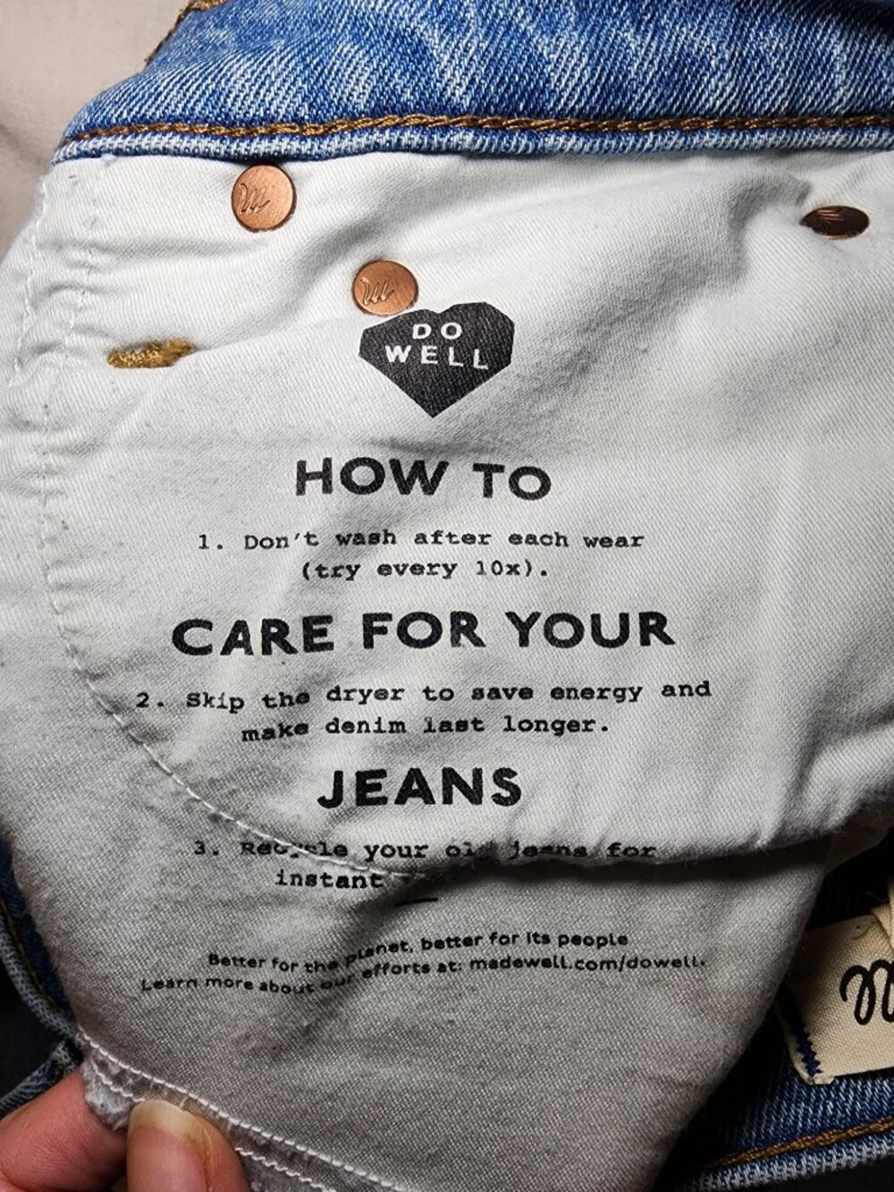 Madewell The Perfect Vintage Jean NA917 Size 26 High Rise Light Wash - Picture 5 of 13